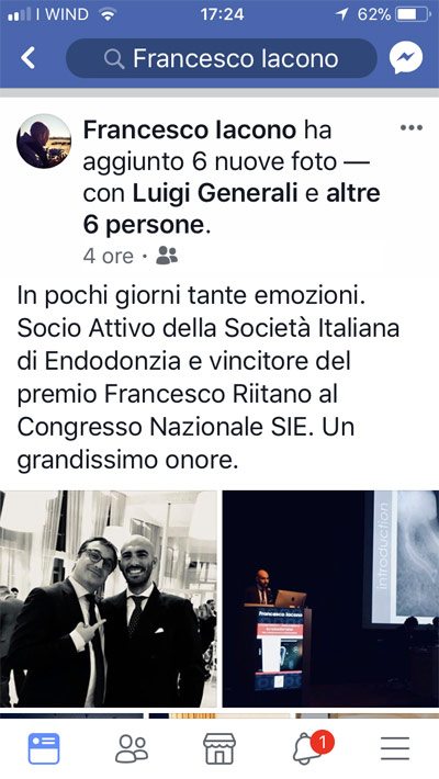 Francesco Iacono vince il Premio Francesco Riitano
